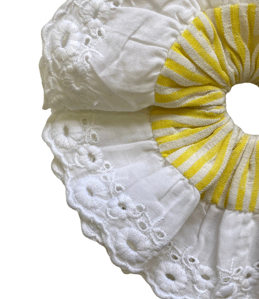 super large scrunchie with lace